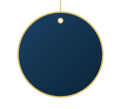 Circle 70mm air freshener shape
